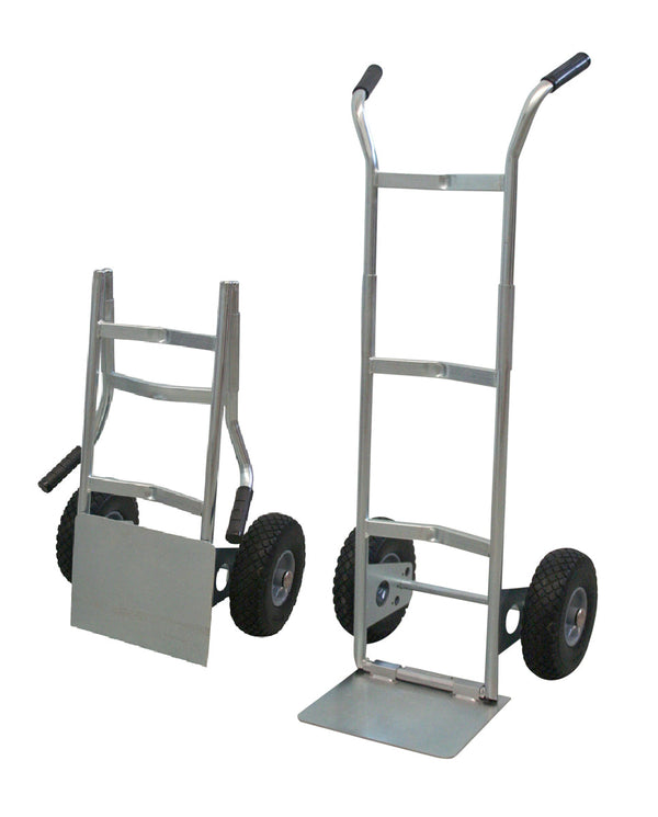 Carrello pieghevole zincato ruote antiforatura