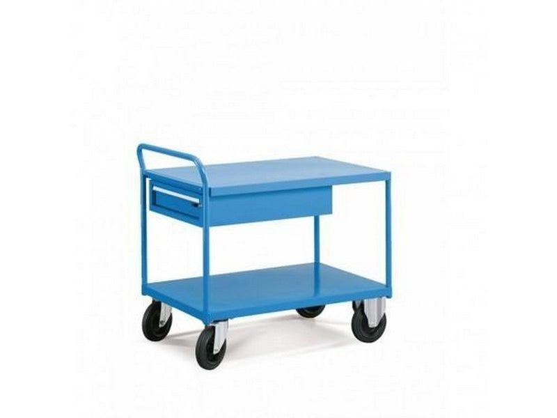 MODULARER TROLLEY COMBI CE SERIE OHNE BREMSEN MIT STAHLBASIS MIT 1 SCHUBLADEN