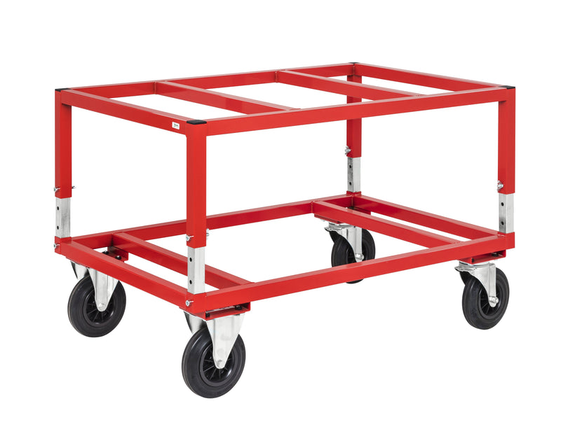 Carrello porta pallet 1200x1000 rosso km222-fin-rb carrelli porta-pallet