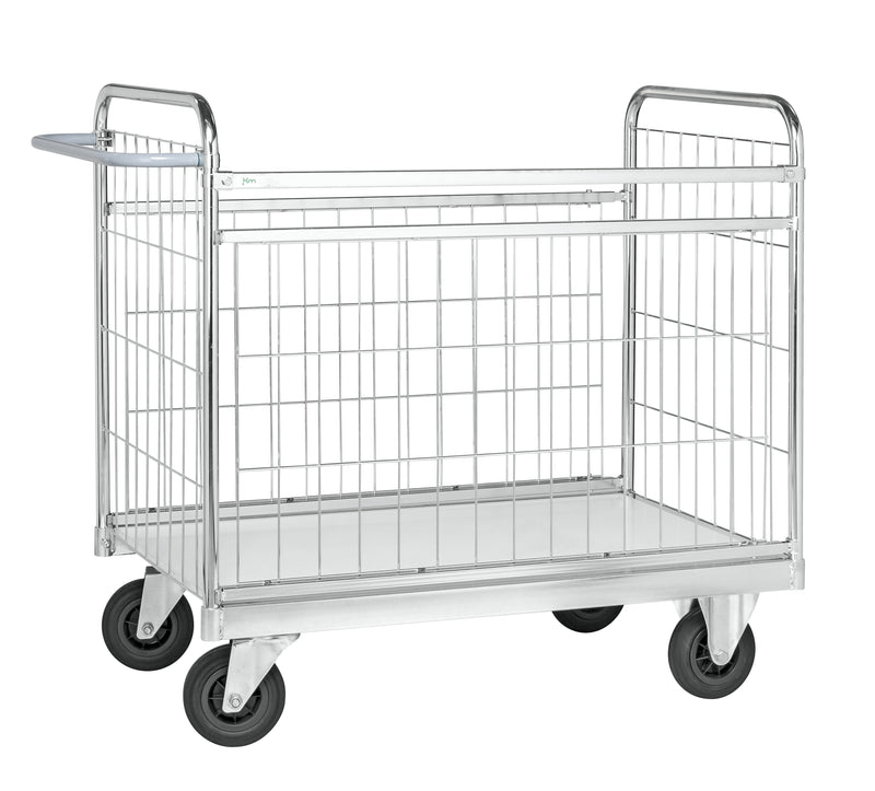 Carrello porta posta elettro galvanizzato km10000-l carrello prendi ordini/e-commerce