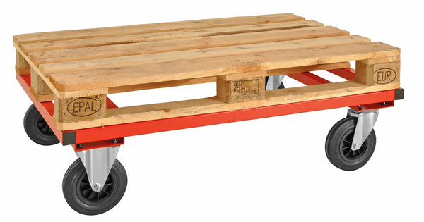 Carrello porta pallet 1200x1000 rosso km217-fin-r carrelli porta-pallet