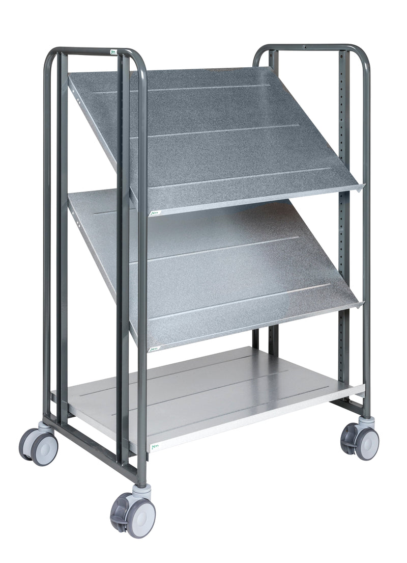 Serie 168 grigio scuro km168-3lm-ergo carrello prendi ordini/e-commerce