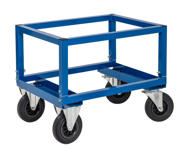 Carrelli porta pallet, metà blu km222-bh carrelli porta-pallet