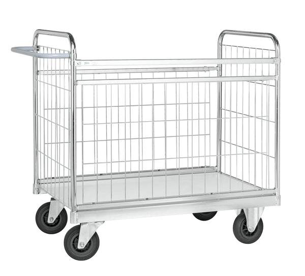 Carrello porta posta elettro galvanizzato km10000-sb carrello prendi ordini/e-commerce