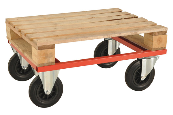 Carrelli porta pallet, metà rosso km217-hb carrelli porta-pallet