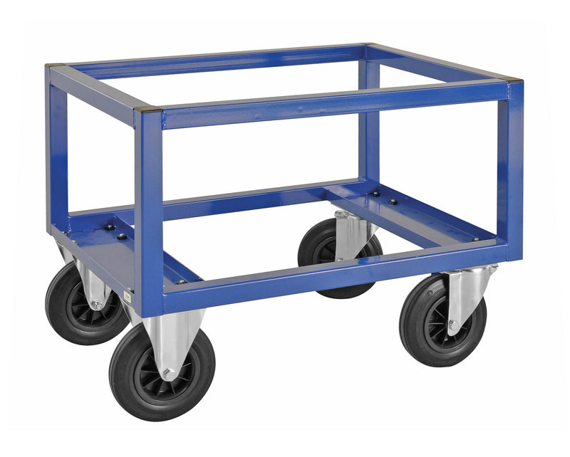 Carrelli porta pallet, metà blu km221-bhb carrelli porta-pallet