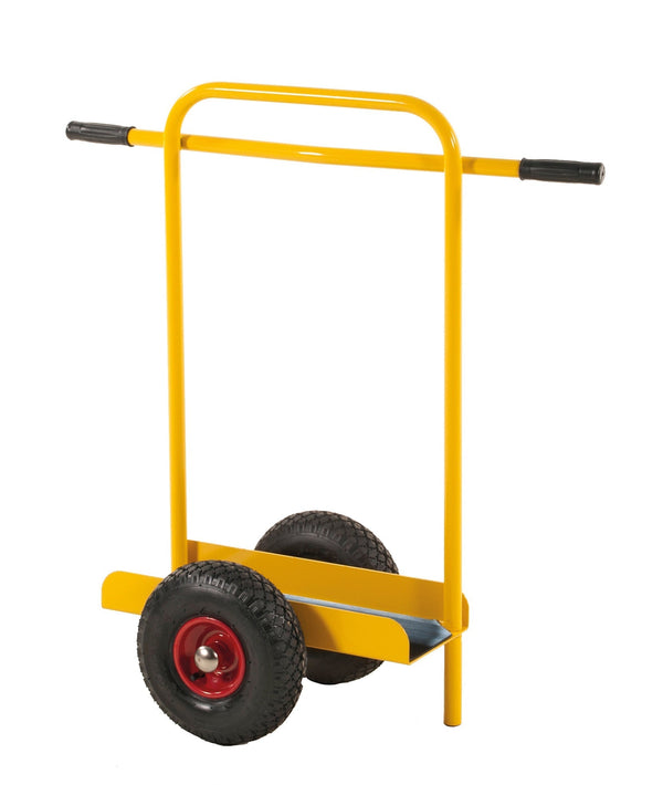 Carrello porta pannelli giallo km142652 carrello porta pannelli