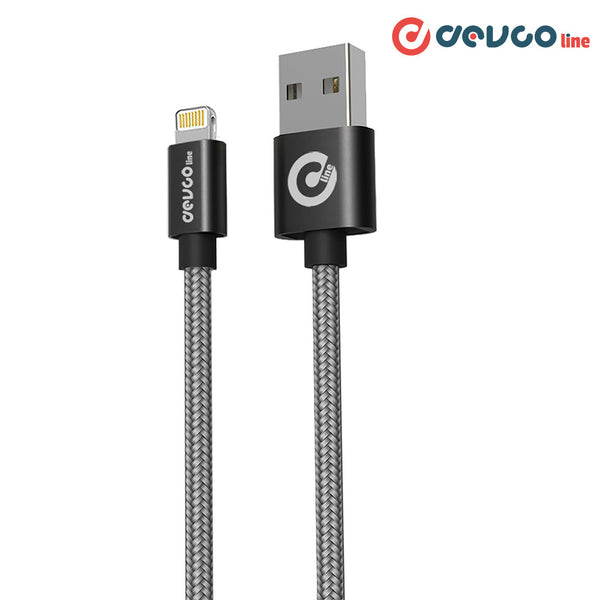 2m iPhone USB-Kabel 2 Meter USB-A/Lightning Anschluss zum Schnellladen 