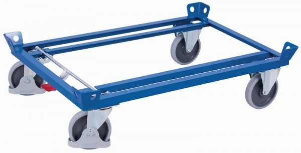 VARIOfit-Fahrgestell, Tragfähigkeit 500 kg. Reifen aus thermoplastischem Gummi